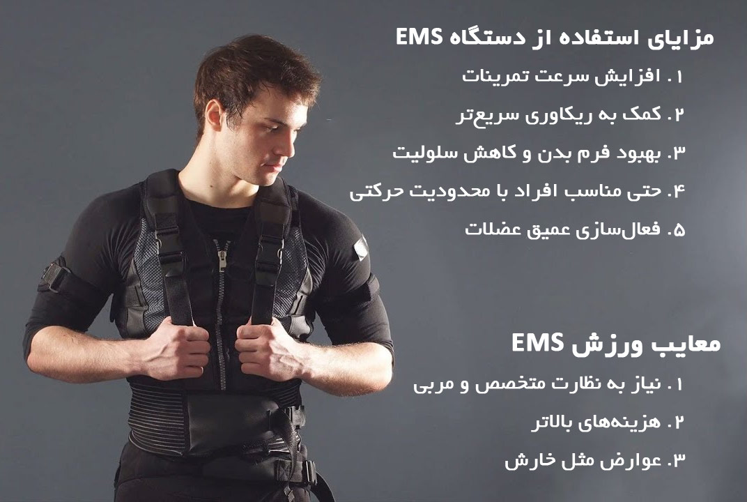 عوارض لاغری با دستگاه ems